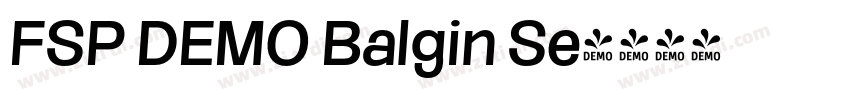 FSP DEMO Balgin Se字体转换 FSP DEMO Balgin Se字体转换